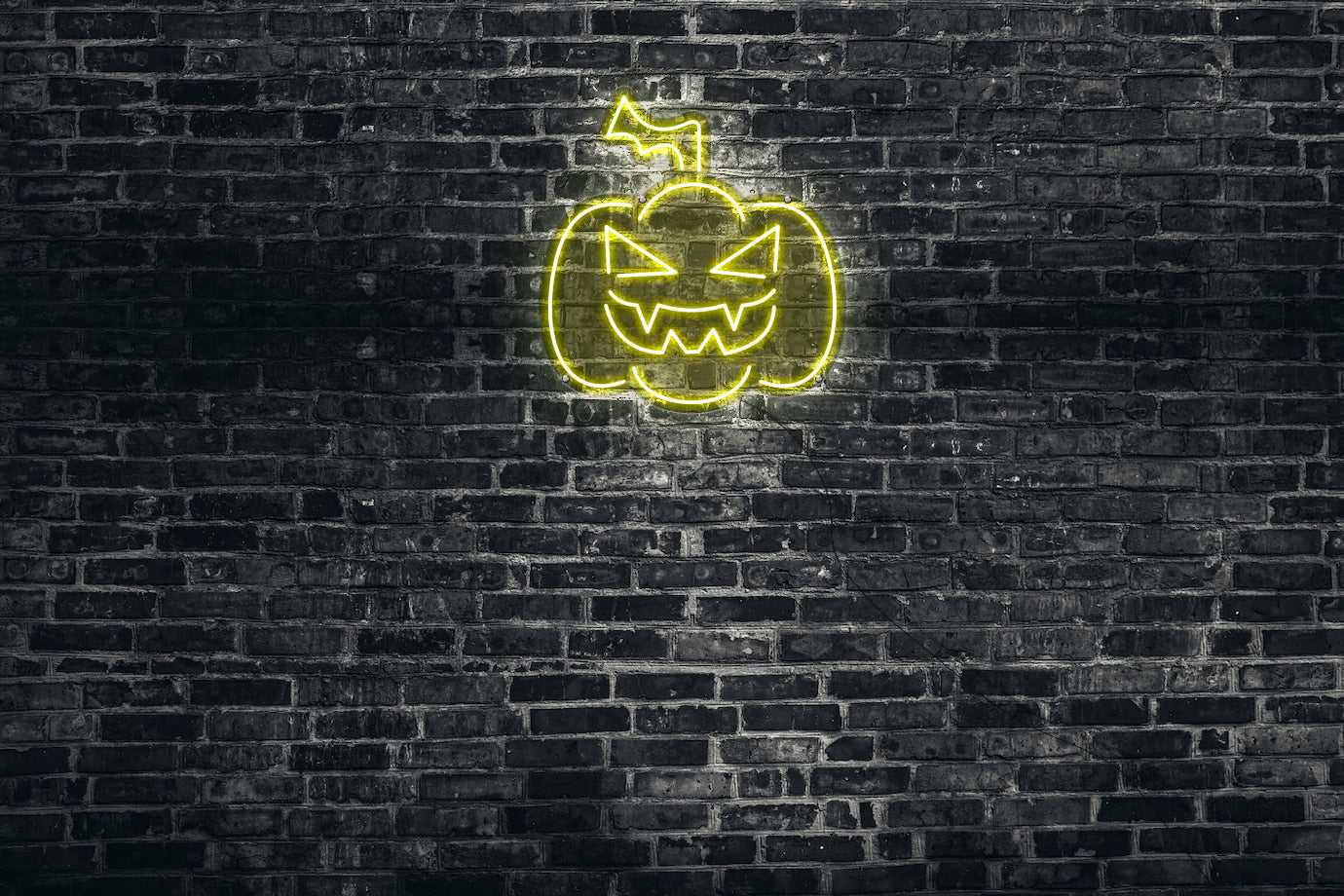 Neon LED schriftzug sign schild light strip gelb online home dekor event party, halloween