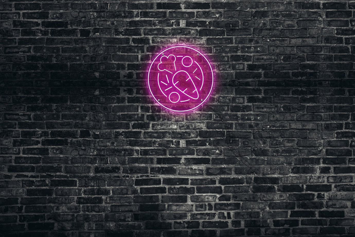 Neon LED schriftzug sign schild light strip pink online home dekor business event, gemuse