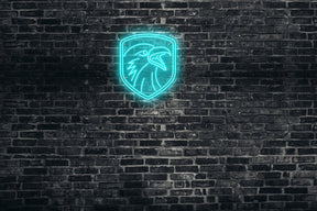 Neon LED schriftzug sign schild light strip türkis online home dekor, adler