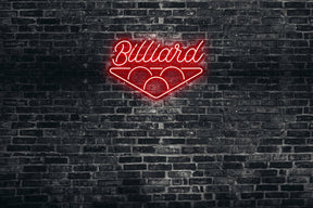 Neon LED schriftzug sign schild light strip rot online home dekor business, billard