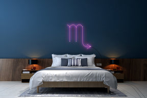 Neon LED schriftzug sign schild light strip pink, online, Sternzeichen Skorpion, Sternzeichen, Home, Lifestyle