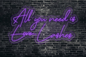 all you need is love lashes
