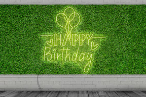 Neon LED schriftzug sign schild light strip warmweiss online home dekor event party, happy birthday