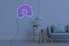 Neon LED schriftzug sign schild light strip lila online home dekor, regenbogen